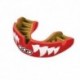 OPRO Power-Fit Mouthguard | Protector de Goma para Rugby, Hockey, MMA 10 años o más - Dientes - Oro/Negro 