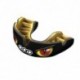 OPRO Power-Fit Mouthguard | Protector de Goma para Rugby, Hockey, MMA 10 años o más - Dientes - Oro/Negro 