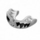 OPRO Power-Fit Mouthguard | Protector de Goma para Rugby, Hockey, MMA 10 años o más - Dientes - Oro/Negro 