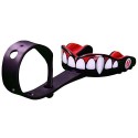 ORAL MART FAN OF VAMPIRE SPORTS MOUTH PROTECTOR WITH FOOTBALL STRAP AMERICANO/HOCKEY ON HIELO/LACROSSE FOR ADULT