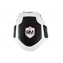 RINGMASTERUK - CHEST SKIN PROTECTOR, BP-70002OS, NEGRO/BLANCO