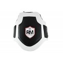 RINGMASTERUK - PROTETOR DE PELE DO PEITO, BP-70002OS, NEGRO/BLANCO