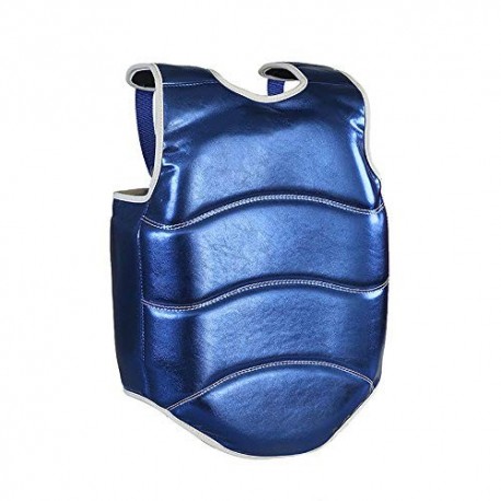 Feixunfan Protector de Pecho Chest Guard Piel Engrosada Espuma Pecho Guardia Formación Sanda Body Protector for Adultos Niños