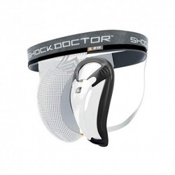 Shock Doctor Tiefschutz Core Supporter Bioflex Cup - Material de entrenamiento para hockey sobre hielo, copa L/Adulto , color