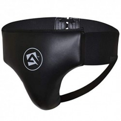 AQF Englisch Protector for Boxing MMA Cup for Ingle and Abdomen Suspensory with Muay Thai Cup Protection 