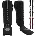 RDX ESPINILLERAS KICK BOXING PARA ARTES MARCIALES ENTRENAMIENTO, MAYA HIDE CUERO MUAY THAI ALMOHADILLAS PIERNAS, EQUIPO DE PR