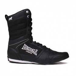 LONSDALE BOTAS DE BOXE HIGH-END - PRETO E BRANCO UK 11 - EU 46