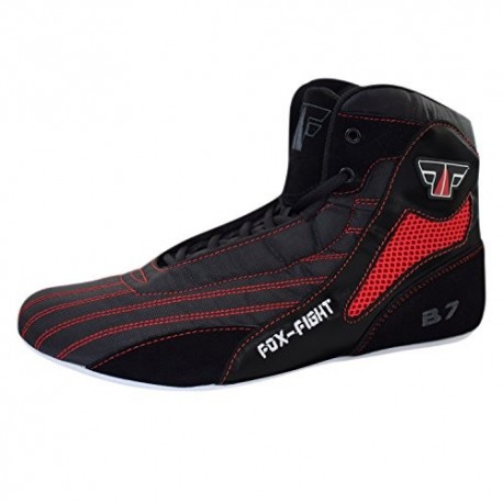 Zapatills de FOX-FIGHT para deportes de lucha, rings, fitness, color Negro, talla 44 EU