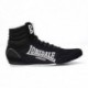 Lonsdale Kids Contender Junior - Botas de boxeo para niños, corte medio, con cordones, ligeros, color negro y blanco