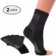 2 pares de calcetines de fascitis plantar con soporte de arco, mangas de compresión para el cuidado de los pies, alivia la hi