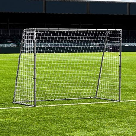 FORZA Steel42 Portería de Fútbol - Portería de Acero Galvanizado 2,4m x 1,8m 