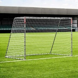 FORZA 3m x 2m Porterías de Balonmano de Tamaño Oficial – Postes de Balonmano PVC o Aluminio FORZA Portería Steel42, con Lona