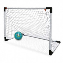 MONDO TOYS-UEFA - MINI GOL DI CALCIO PER I BAMBINI CON RETE DI PALLONCINI EURO 2020 INCLUDED-28581, COLORE BIANCO, 28581