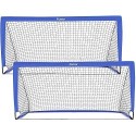 FEMOR PORTERÍA DE FÚTBOL PORTÁTIL PARA NIÑOS, JAULA DE FÚTBOL PLEGABLE SET DE 2 , RÁPIDO DE INSTALAR, IDEAL PARA ENTRENAMIENT