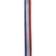CINTURÓN INZER PALANCA - POWERLIFTING - ROJO/BLANCO/AZUL - 1 CM