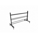 SOPORTE WALL BALL Y BALÓN MEDICINAL - ORGANIZADOR CON RUEDAS