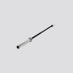 BARRA 2,20 MTS - 20 KGS - 4 RODAMIENTOS - 1000& - AGARRE 28 MM NEGRA