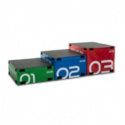 CAJONES PLIOMÉTRICOS FOAM 30-45-60 CMS PARA CROSSFIT Y FUNCIONAL