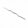 BARRA 28 MM CROMADA 1,20 MTS CURL Z PARA EJERCICIOS DE FUERZA