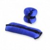TOBILLERAS MUÑEQUERAS NEOPRENO LASTRADAS 2 KG AZUL EJERCICIOS  PAR