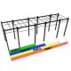 JAULA CENTRAL CON MONKEY PARA CROSSFIT - 7 MTS - RACKS Y DOMINADAS