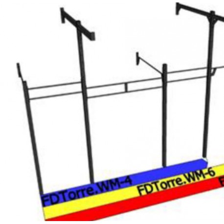 JAULA A PARED CON TORRE PARA CROSSFIT - 4 MTS - ENTRENAMIENTO COMPLETO