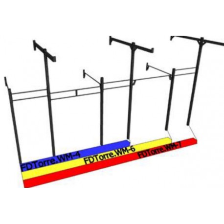 JAULA A PARED CON TORRE PARA CROSSFIT - 7 MTS - FUNCIONALIDAD EXTREMA