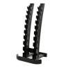 SOPORTE PROFESIONAL PARA 10 PARES DE MANCUERNAS CROMADAS  1 A 10 KG