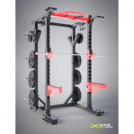 RACK DE POTENCIA PARA CROSSFIT Y FUNCIONAL DHZ CON SOPORTES MULTIPOSICIÓN