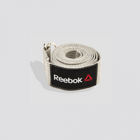 CINTURÓN DE YOGA BEIGE REEBOK - SOPORTE Y FLEXIBILIDAD EN TUS POSTURAS