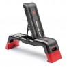 BLOQUE STEP DECK REEBOK ROJO Y NEGRO 110 CM CON ALTURA AJUSTABLE