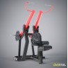 MÁQUINA PULLDOWN UNILATERAL PROFESIONAL CON CARGA DE DISCOS DHZ