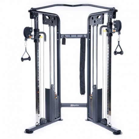 TORRE POLEA DOBLE AJUSTABLE ES7030 CON PLACAS PROFESIONAL