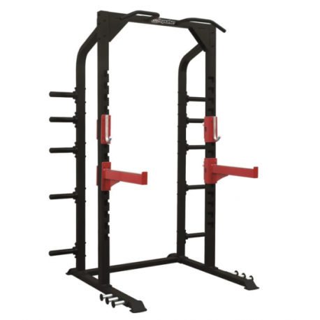 MEDIA JAULA/RACK PARA SENTADILLAS IMPULSE SL CON SEGURIDAD Y MULTIFUNCIÓN