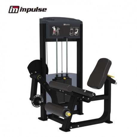 IMPULSE EXTENSIÓN CUÁDRICEPS IF93 PARA GIMNASIOS | CON TORRE DE PLACAS