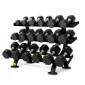 SOPORTE PARA MANCUERNAS HEXAGONALES ZIVA PERFORMANCE DE 3 ALTURAS