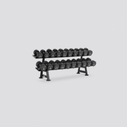 SOPORTE PARA MANCUERNAS HEXAGONALES ZIVA PERFORMANCE DE 2 ALTURAS