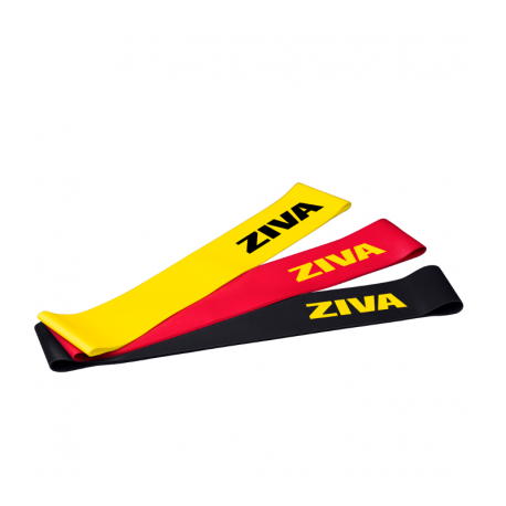 PACK 3 MINIBANDAS DE RESISTENCIA DE LÁTEX ZIVA PARA GIMNASIO