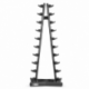 SOPORTE VERTICAL PARA MANCUERNAS DE GOMA VIRGEN 1-10 KG  ORGANIZADOR