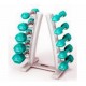 RACK PARA 5 PARES DE MANCUERNAS HEXAGONALES ZIVA CHIC PARA GIMNASIO