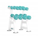 RACK ZIVA CHIC PARA 5 PARES DE MANCUERNAS HEXAGONALES