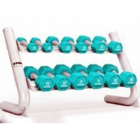 RACK ZIVA CHIC PARA 6 PARES DE MANCUERNAS HEXAGONALES