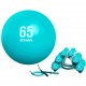 ZIVA CHIC WELLNESS KIT TURQUESA - COMBA, FITBALL Y MANCUERNAS + SOPORTE