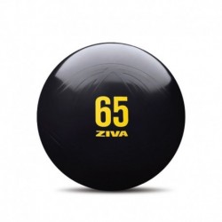 ZIVA FITBALL CLÁSICO NEGRO 65CM PARA GIMNASIA Y PILATES