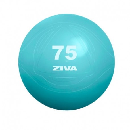 ZIVA CHIC FITBALL DE 75 CM TURQUESA  TECNOLOGÍA ANTI-EXPLOSIÓN