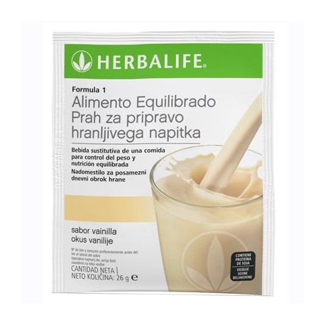 BATIDO FÓRMULA 1 HERBALIFE EN SOBRES VAINILLA (7 U.)