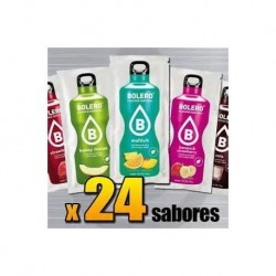 BEBIDAS BOLERO SIN AZUCAR - CAJA 24 SABORES