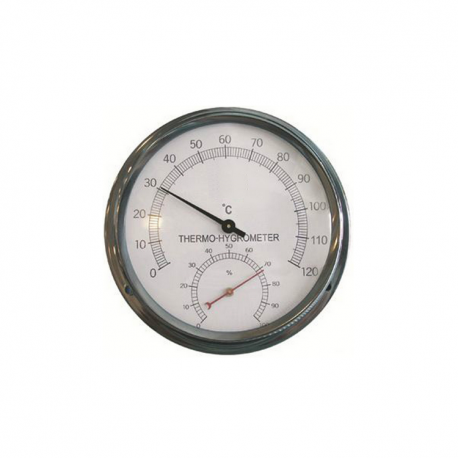 HYGROMETER CLOCK FOR SAUNA