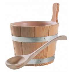 BUCKET AND BUCKET FOR SAUNA