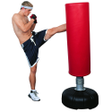 BOXING BAG WITH BASE - MAX - 175 CM - RED